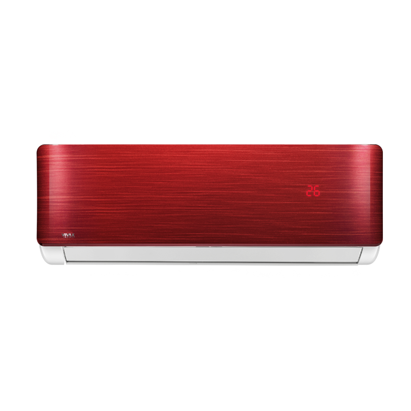 AIRE ACONDICIONADO DE DISEÑO VIVAX R+ ACP-12CH35AERI+ R32 ROJO