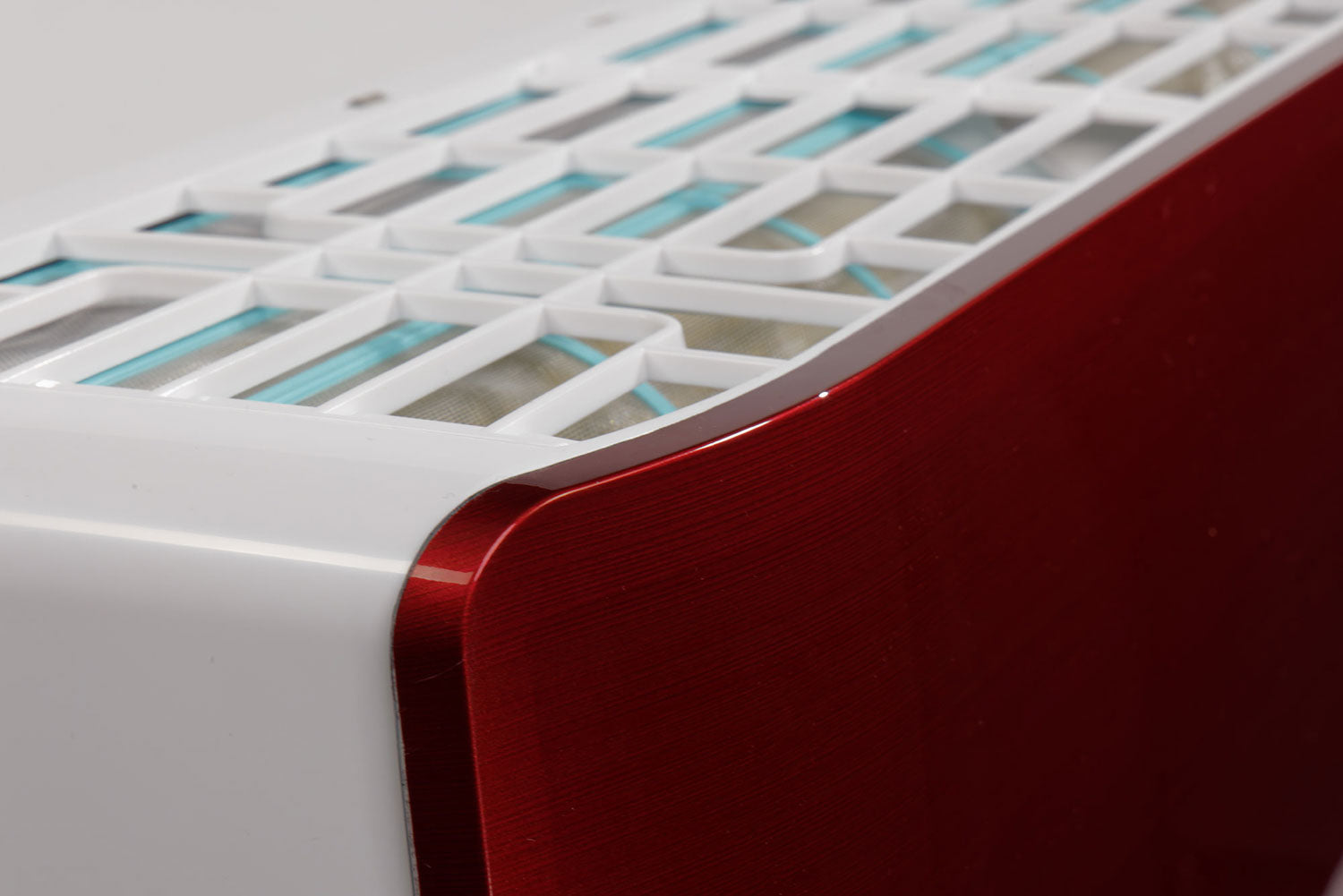 AIRE ACONDICIONADO DE DISEÑO VIVAX R+ ACP-12CH35AERI+ R32 ROJO